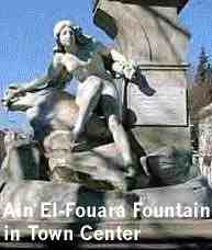 Fountain Ain Fouara in the town centre